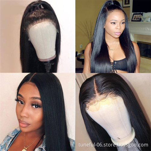 Wholesale Lacefront Wigs Human Hair Wig with Baby Hair Lace Front Wigs Cuticle Aligned Transparent 100% Brazilian Swiss Lace